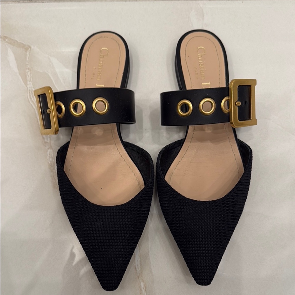 Chic Black Women's Mules by Dior